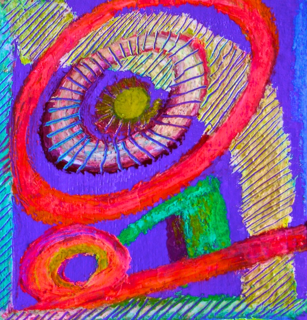 From the Presence Beyond (oil pastel) by Polly Castor